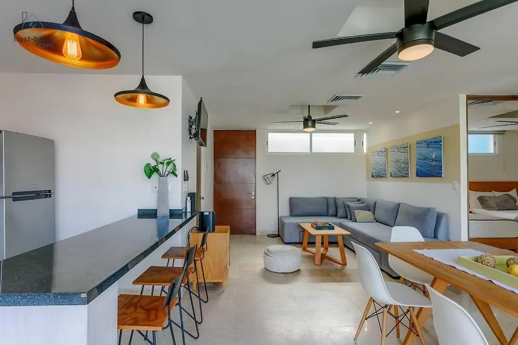 Danzamar 7, Modern Apartment 2 Blocks Away From 5Th Avenue Playa del Carmen