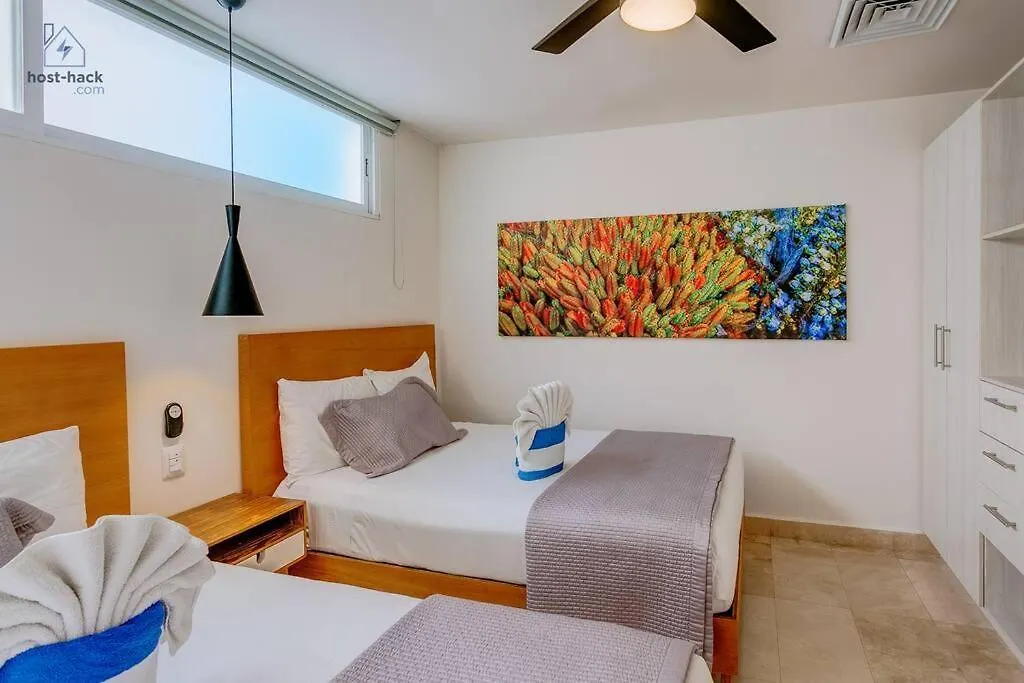 Danzamar 7, Modern Apartment 2 Blocks Away From 5Th Avenue Playa del Carmen 0*,  México