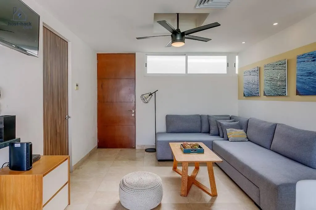 Danzamar 7, Modern Apartment 2 Blocks Away From 5Th Avenue Playa del Carmen 0*,  México